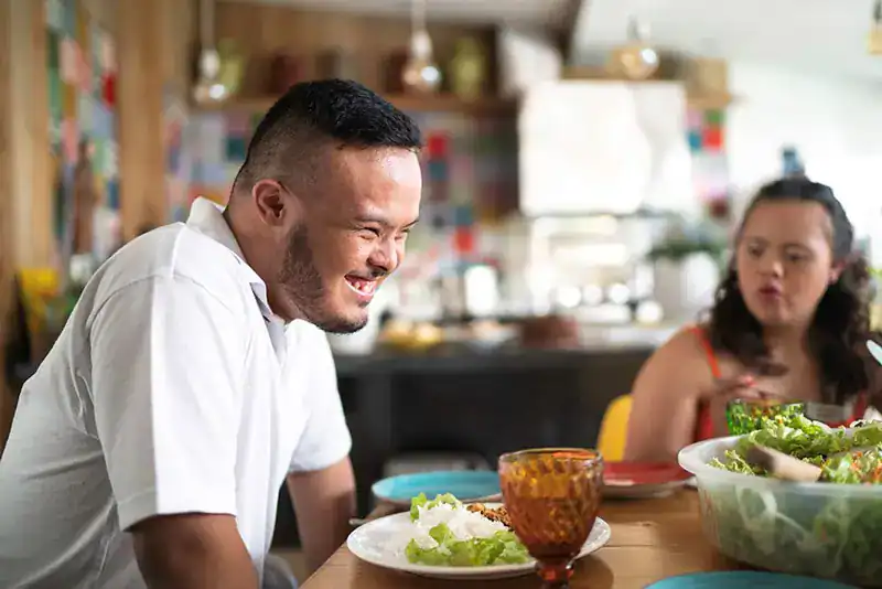 Empowering Weight Loss: A Comprehensive Guide for Individuals with Disabilities 2 Image of a disabled man and balance around nutrition to aid weight loss Littlehampton